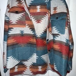 Women's Multicolor Patterned Jacket